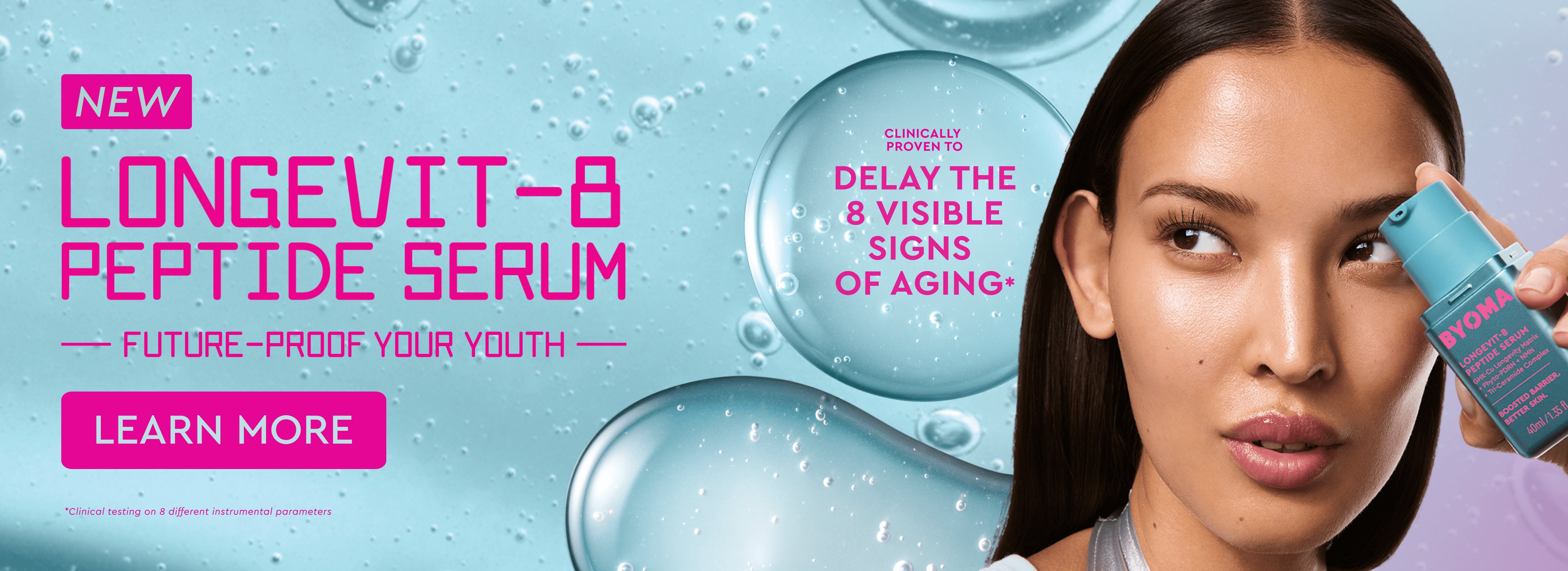 New Longevit-8 Peptide Serum, 5-day real results or your money back